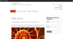 Desktop Screenshot of earthlawyers.org